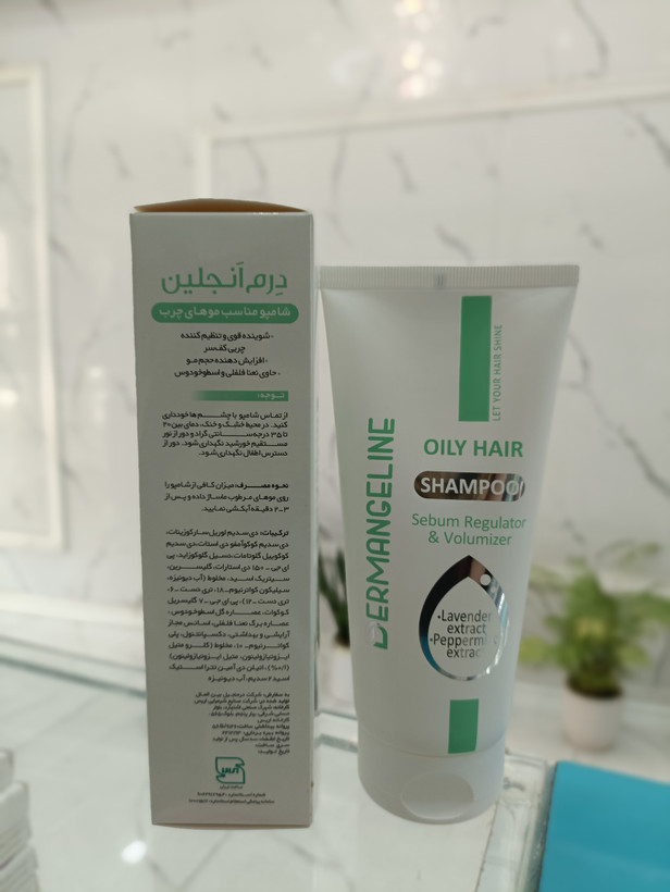 شامپو موی چرب درم انجلین